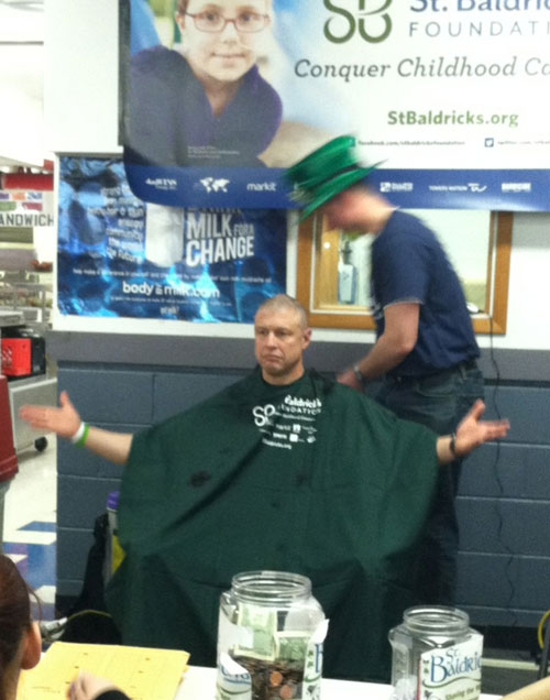 Leyden Continues The St. Baldricks Tradition