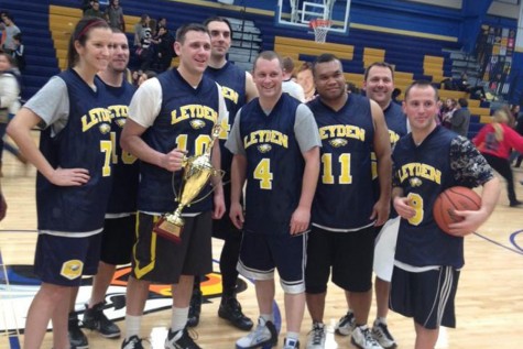 The East faculty team won last night's game. But the real winner is the Leyden family.