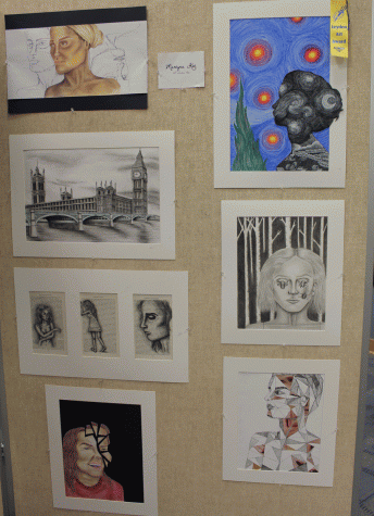 A variety of artwork created by Martyna Kot.