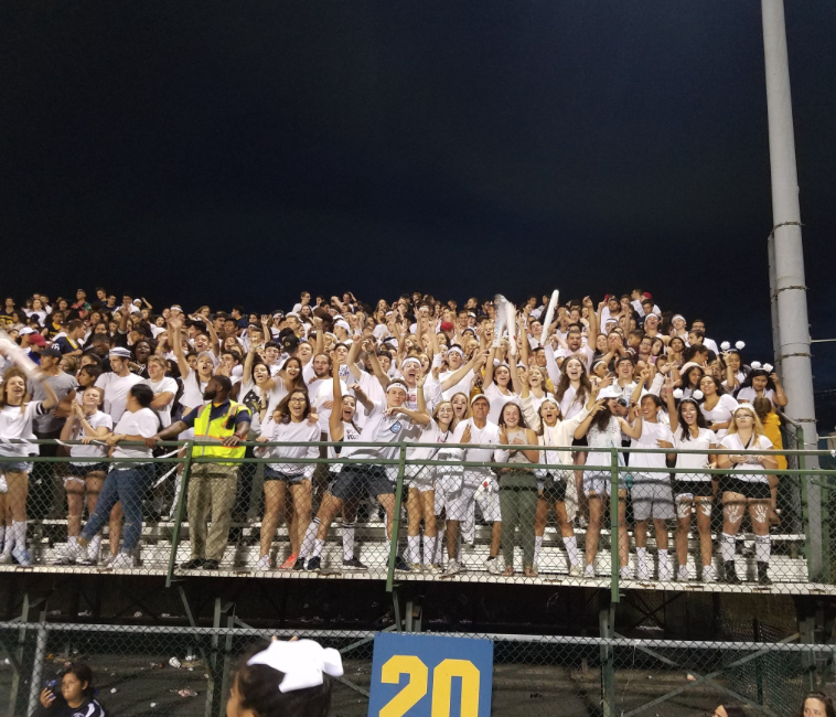 Student Section at first football game